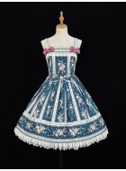 Miss Point Susan's Courtyard Box Pleated JSK(Reservation/3 Colours/Full Payment Without Shipping)
